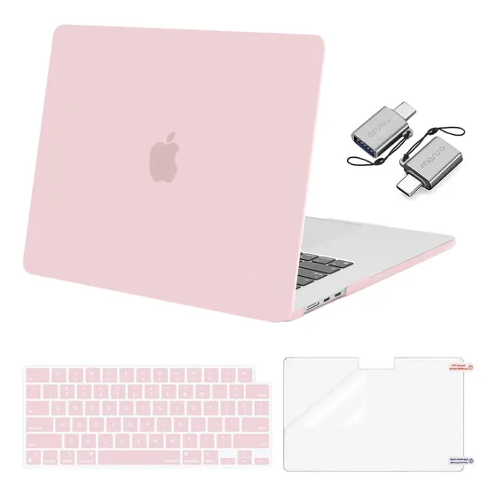Carcasa Protectora Para Macbook Air A3114 A2941 Rosa