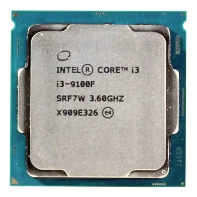 Procesador De Cpu Core I3 9100f, 3.6 Ghz, Srf7w/srf6n Lga 11