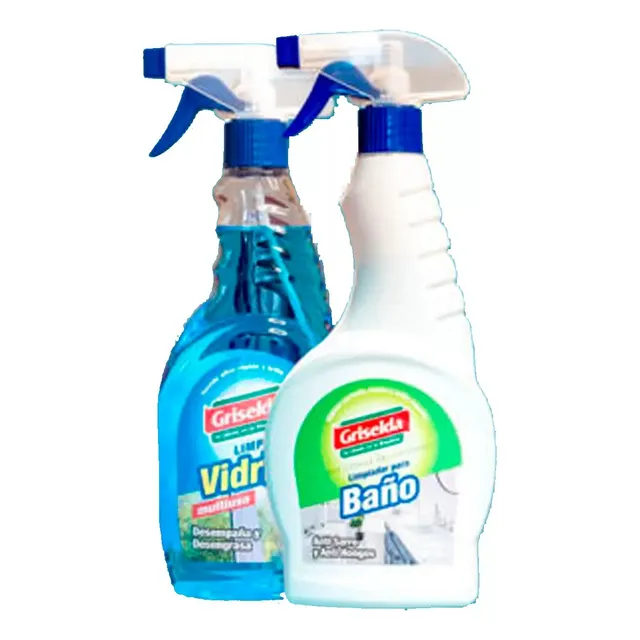 Limpia Vidrios  + Limpiador Para Baño Griselda 500ml