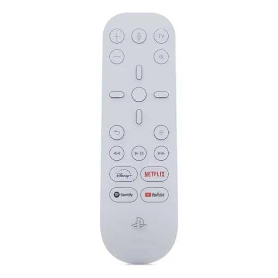 Controle Remoto De Mídia Para Playstation 5 Branco Sony