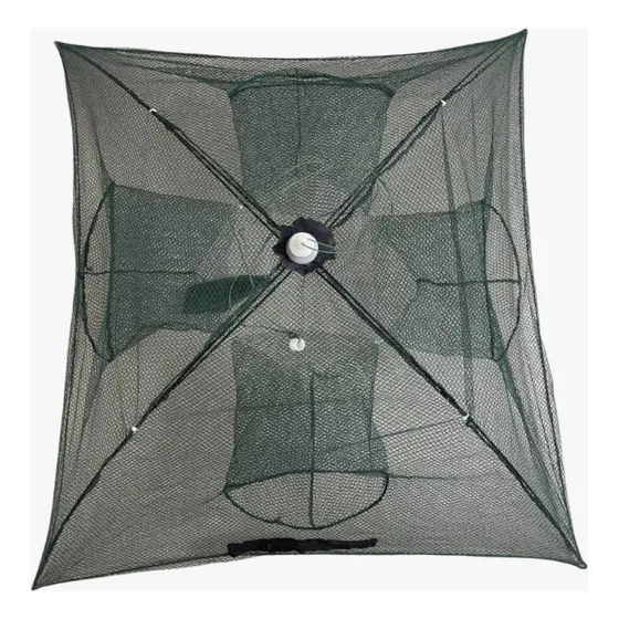 Trampa Mojarrera Para Mojarra 8 Bocas Plegable Pesca Redfish