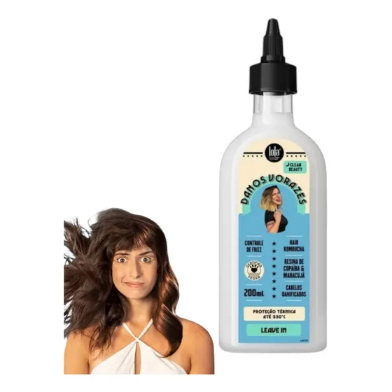 Leave In Antifrizz Lola 200ml Vegan 250g Danos Vorazes