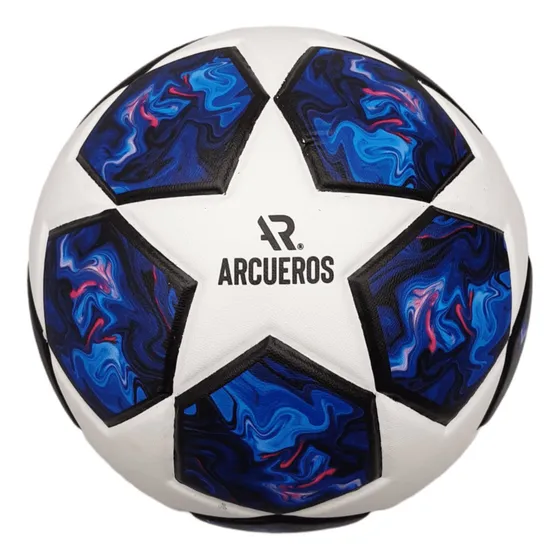 Balón De Fútbol Diseño Arcueros Hecho En Monguí Boyacá Azul 