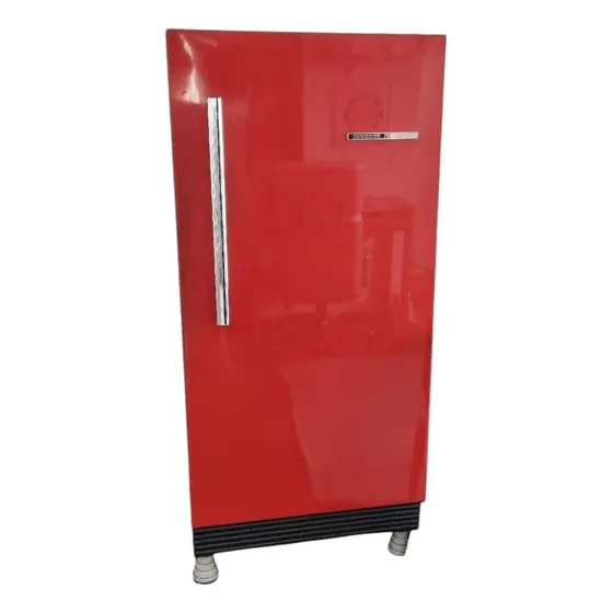 Frigidaire Geladeira Antiga Modelo Clássico Vermelha