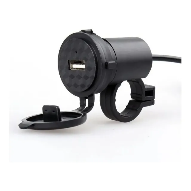 Cargador Celular Usb Impermeable Para Moto Adaptable 12v