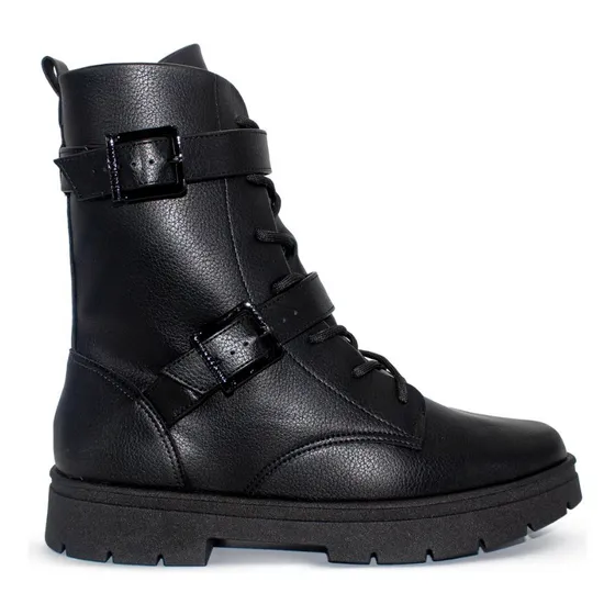 Bota Feminina Vizzano Cano Longo Zurique Preto