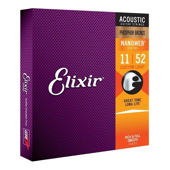 Encord Elixir Cordas 011 Phosphor Bronze Custom Light Violão