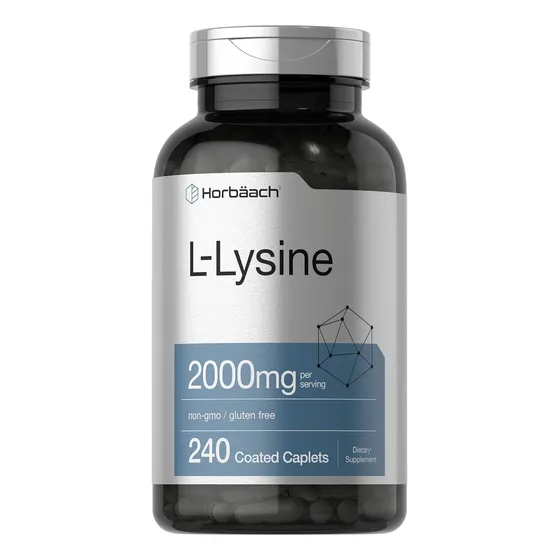 Suplemento Horbäach L-lysine 2000 Mg 240 Comprimidos