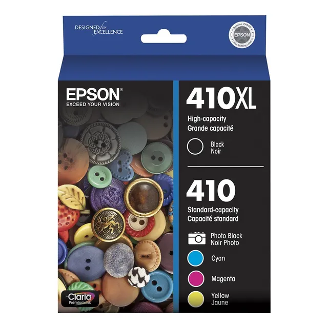 Original Epson Ink Cartucho Impresora Tinta 410xl 5-pack