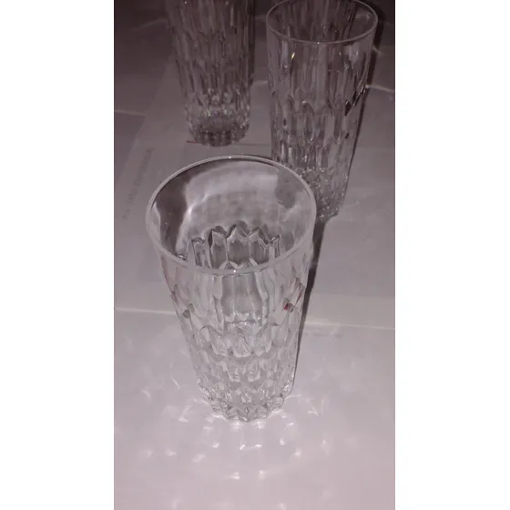 Juego De 6 Vasos De Cristal De Bohemia Años 70 Vintage 