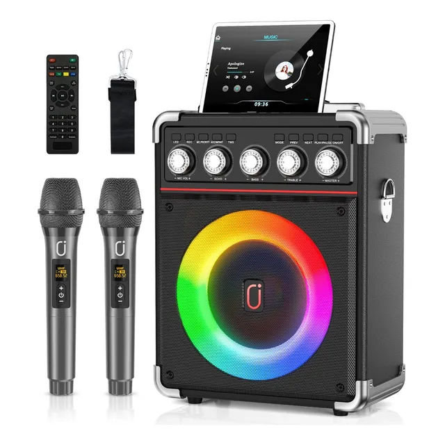 Jyx Tx05 Bocina Karaoke, Control De Graves/agudos, Luces Led