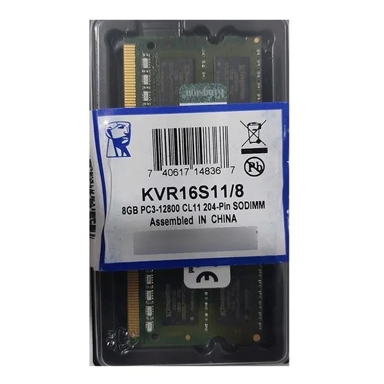 Kingston Memoria Ram Ddr3 1600 Pc3-12800 Mhz 8gb Laptop