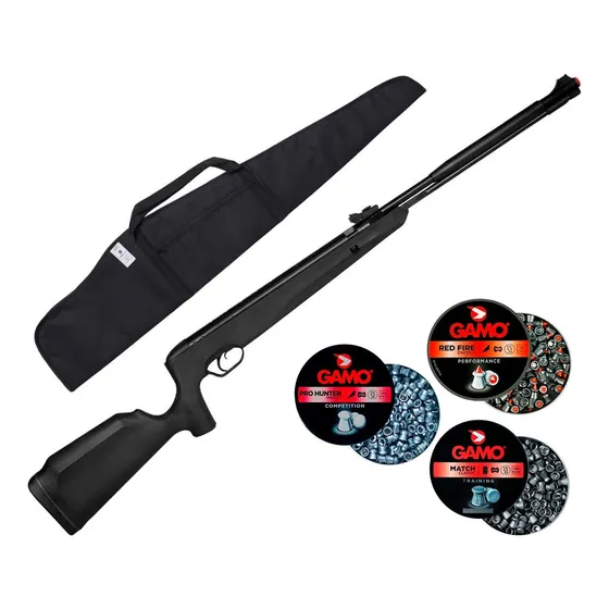 Carabina 5 5 Gás Nitro 60kg Naja 2.0 + Kit Munição Premium
