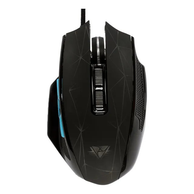 Mouse Gamer Con Pesas Removibles Y Luz Led By Voric