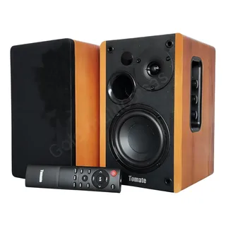 Caixa De Som Tomate Mts-2026, Monitor Ativo Bluetooth, Entradas Rca/usb/Ăłptico, Bivolt, Preto/marrom Caixa De Som Tomate Mts-2026, Monitor Ativo Bluetooth, Entradas Rca/usb/Ăłptico, Bivolt, Preto/marrom