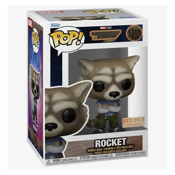 Funko Pop Rocket Guardines De La Galaxia Marvel