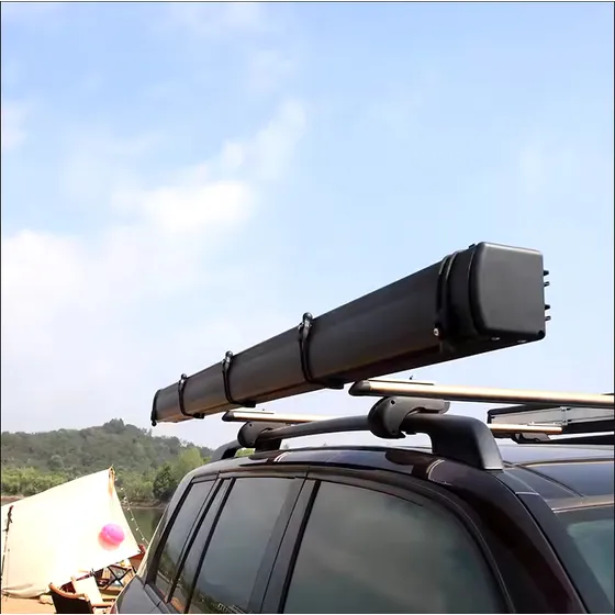 Toldo Lateral Para El Sol Camping Impermeable 160cmx2.5m