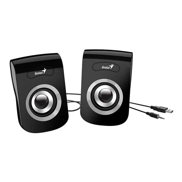 Parlantes Genius Sp-q180 6w Para Pc, Xbox, Tv, Dvd Usb 3.5mm