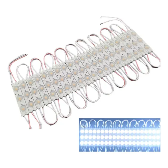 200pz Módulos De 3 Led Smd Con Lupa 12v Exterior Blanco Frío