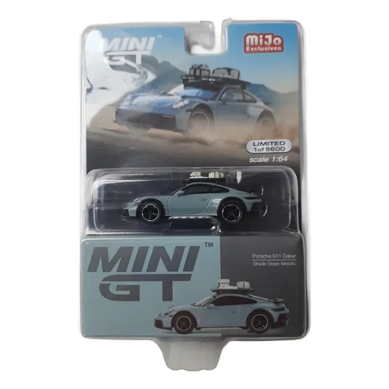 Mini Gt Porsche 911 Dakar 1:64 Escala Green Metallic