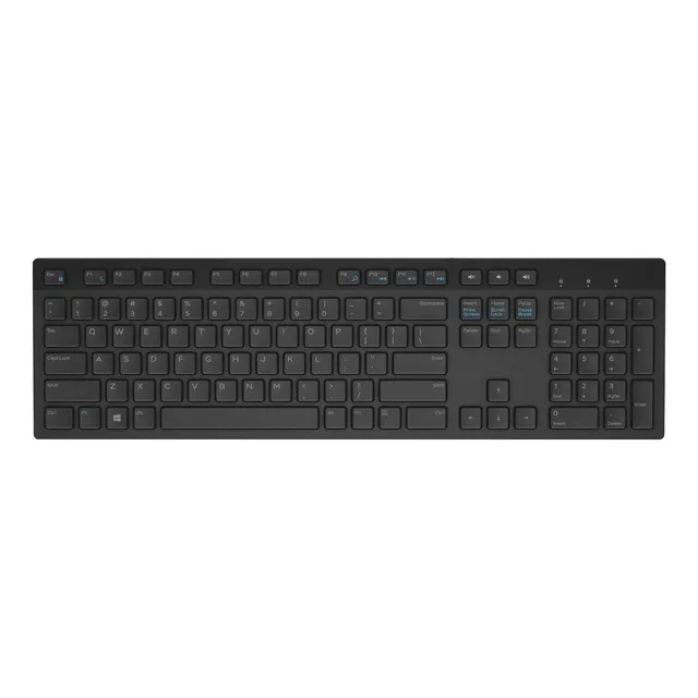 Teclado Dell KB216-BK-LTN Usb Alambrico Color Negro Idioma Español Latinoamérica