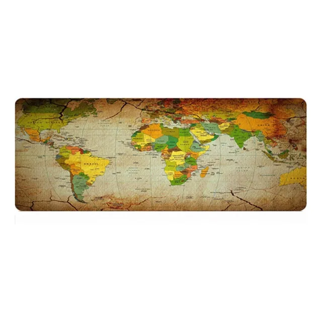 Alfombrilla Escritorio Mouse Pad Gamer Xxl Grande World Map