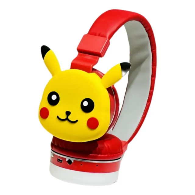 Audifonos Tiernos De Pikachu/ Pokemon/ Minions Amarillo