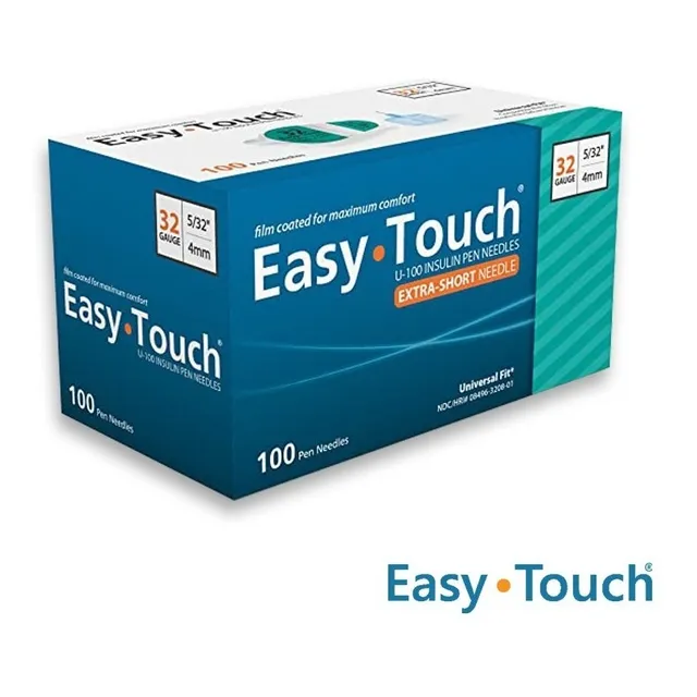 Pen Needle 32g X 5/32  (4 Mm) - Caja X 100 Unds - Easy Touch
