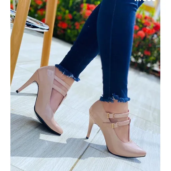 Zapato De Tacón Para Dama