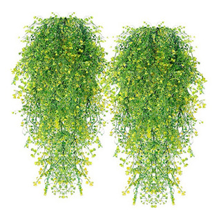 Planta Altamirazgo Artificial Colgante Hogar Decoracion 1pza Planta Altamirazgo Artificial Colgante Hogar Decoracion 1pza