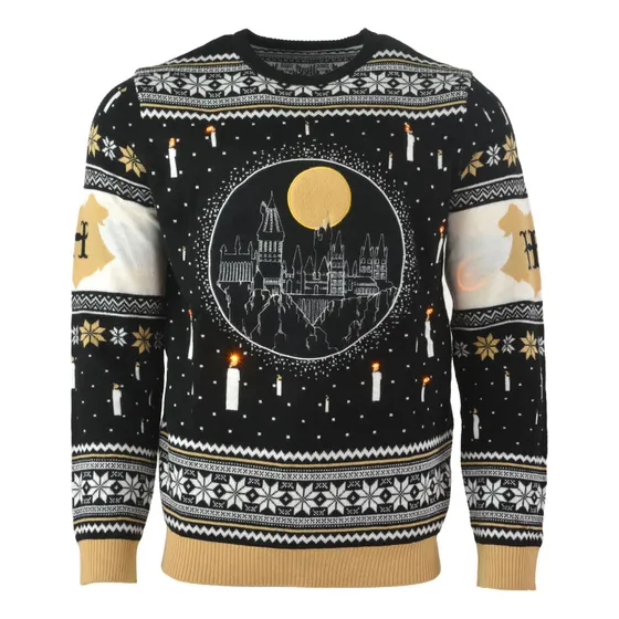 Chaleco De Navidad Led Hogwarts De Harry Potter