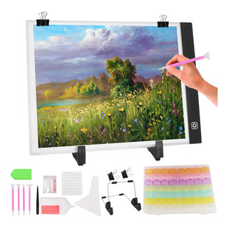 Almohadilla De Luz Led A4 Para Pintura De Diamantes Almohadilla De Luz Led A4 Para Pintura De Diamantes