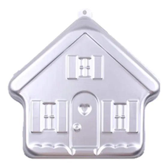 Zdywy Molde De Aluminio En Forma De Casa De 8.5  Molde Para