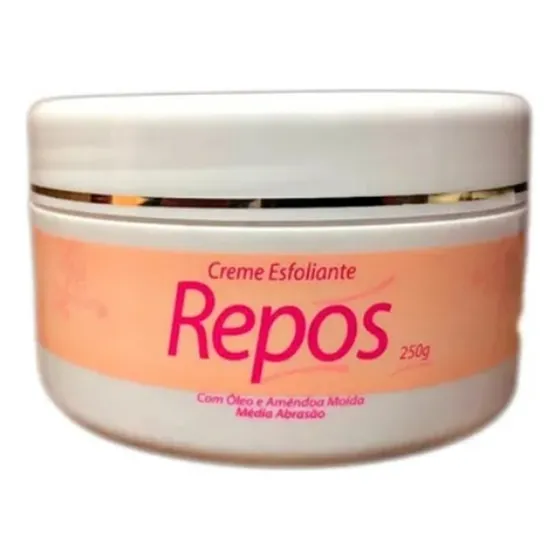 Repos Creme Esfoliante Com Óleo E Amêndoas Spa Pés