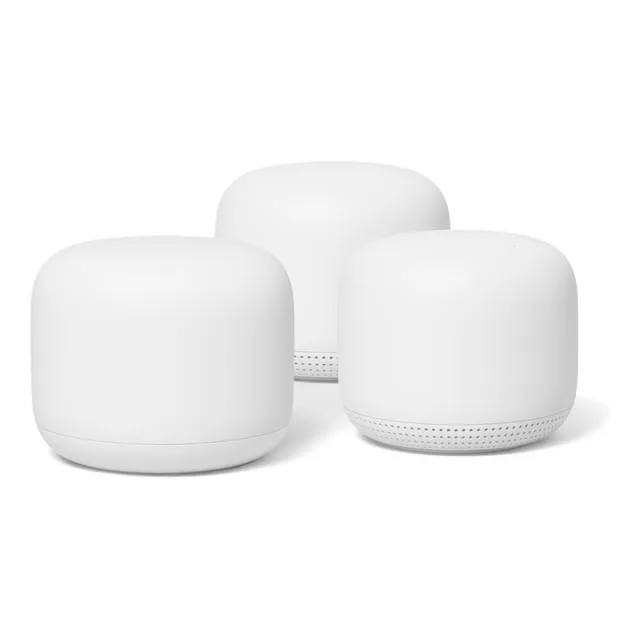 Sistema Wi-Fi mesh Google Nest Access Point GA00667-US snow pack x 3 unidades