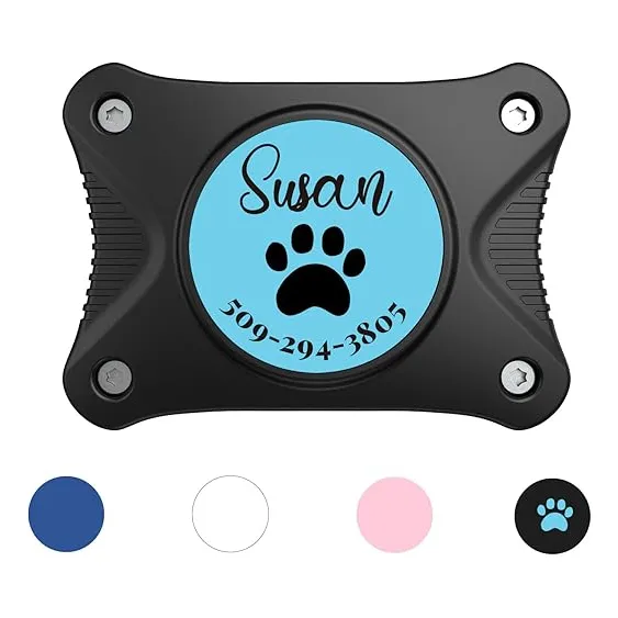 Soporte Para Collar De Perro Airtag Ultra Duradero Funda Pro