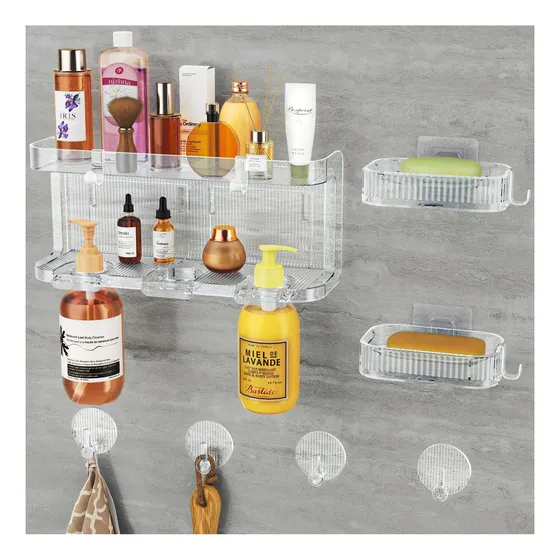 Nihome Transparent De Ducha De Plástico Caddy Para Ducha, De