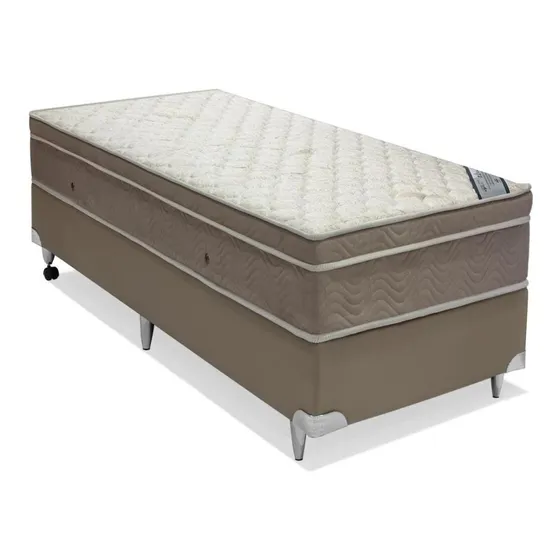 Cama Box E Colchão Light Superpocket(88x188) - Ortobom