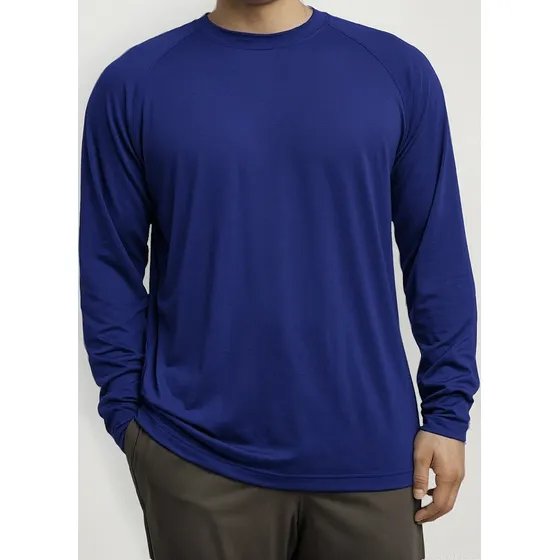 Camibuso Cuello Redondo T-shirt Colores Manga Larga Xxl