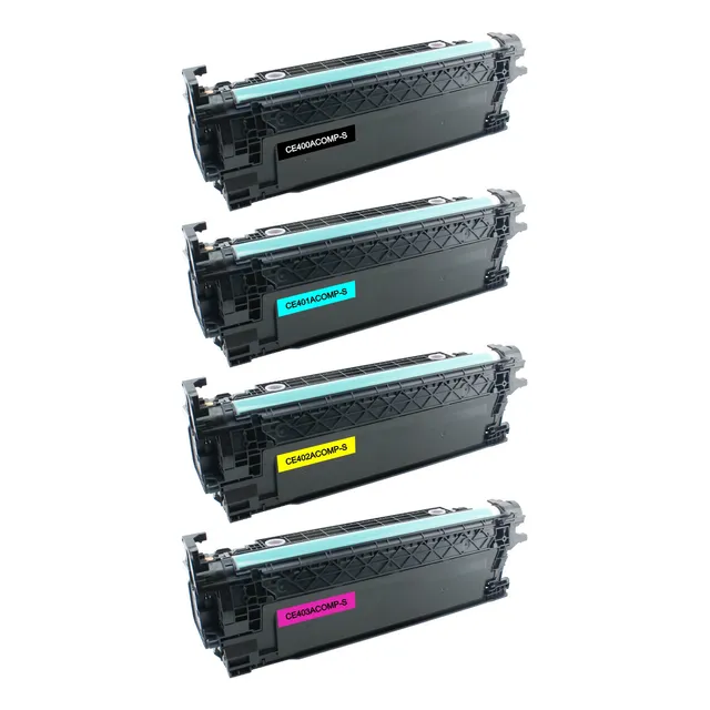 Kit Toner Ce401a Ce402a Ce403a, 2 Ce400a C/chip Compatible