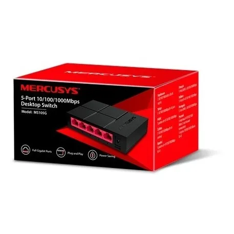 Switch Mercusys Ms105g-port Gigabit