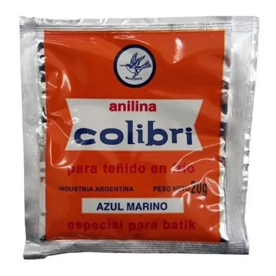 Pack 3 Anilinas Colibri Para Teñido Frio Ropa Varias Telas  