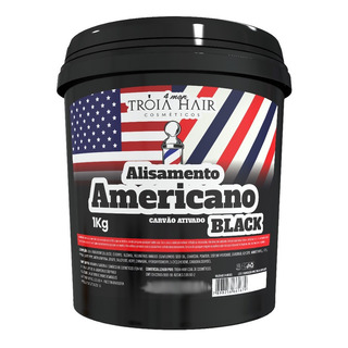 Alisamento Americano Black - Relaxamento P/ Cabelo 1kg Elfa Alisamento Americano Black - Relaxamento P/ Cabelo 1kg Elfa