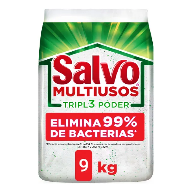 Detergente Multiusos En Polvo Salvo 9kg Premium