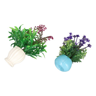 Simulador De Decoración Floral De 2 Piezas De Plantas Artifi Simulador De Decoración Floral De 2 Piezas De Plantas Artifi