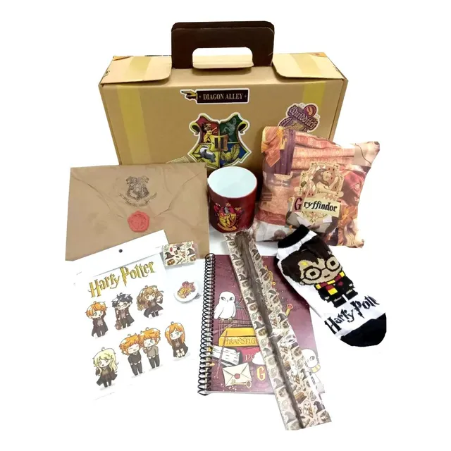 Mini Box Harry Potter - Todas Las Casas De Hogwarts 