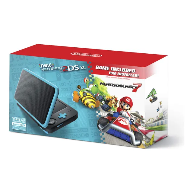 Consola De Juegos Nintendo 2ds Xl Negro/turquesa Con Mario K