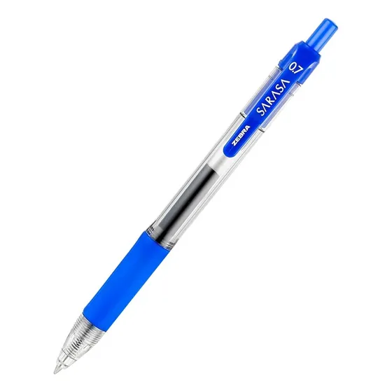 Caneta Gel Zebra Sarasa 0.7mm Newpen - Escolha A Cor Cor Da Tinta Azul