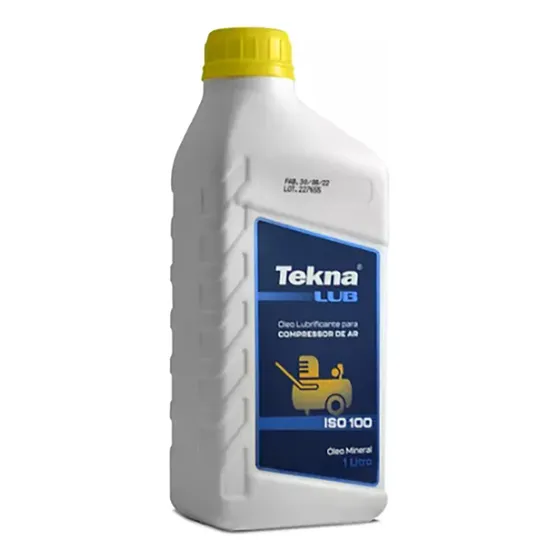 Óleo Lubrificante P/ Compressor Ar 1 L Iso 100 Mineral Tekna