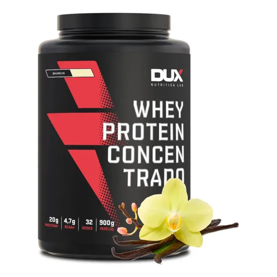 Whey Concentrado Sem Glúten Ideal Para Diversas Receitas Dux Sabor Baunilha